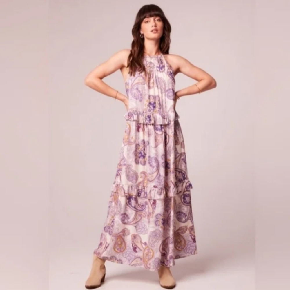 Layered long skirt